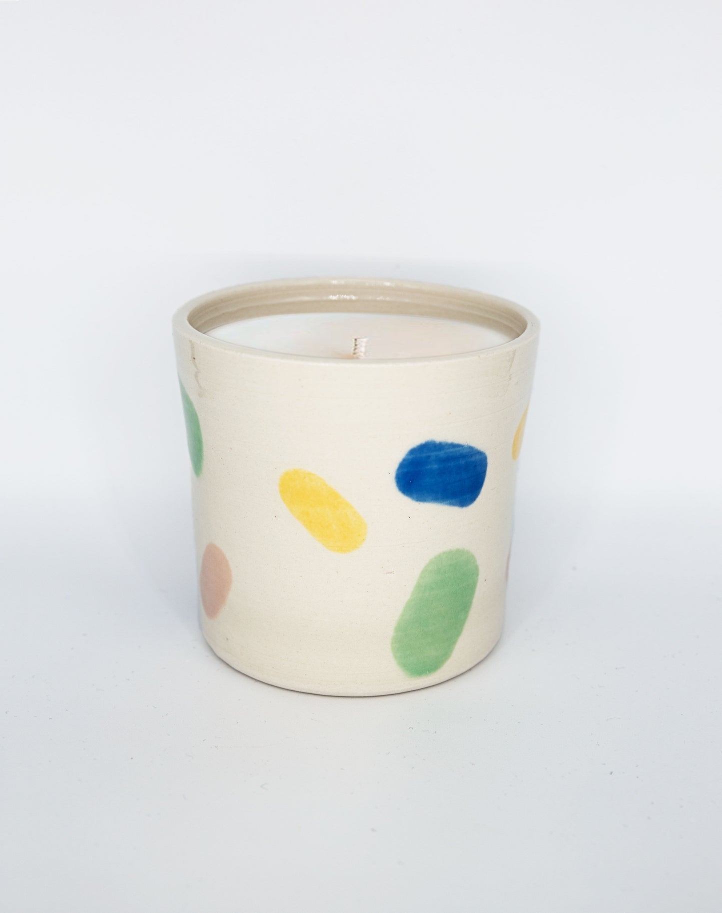 Candle in White Container